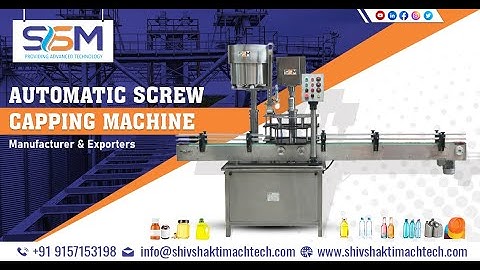 Automatic Chuck Capping Machine | Bottler Screw Capping Machine #capper #screwcappingmachine