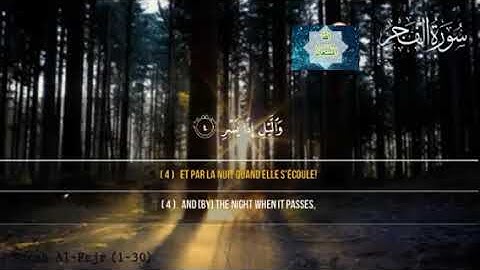 سورة الفجر قراءة هادئة تريح القلب