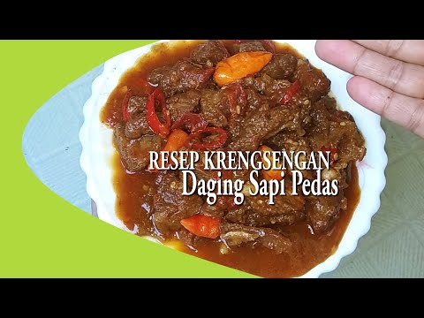 Petunjuk Masak RESEP KRENGSENGAN DAGING SAPI PEDAS Yang Enak Rasanya