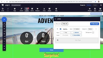 Convertri Help - How to Make a Layer Sticky