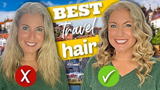 These 5 Secrets will Transform your Travel Hair! Save time & Look Fabulous over 40 ✈️