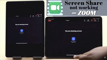 Zoom Screen Sharing Not Working iPad/iPhone? Here
