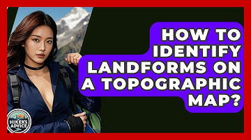 How To Identify Landforms On A Topographic Map? - The Hiker