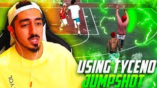 USING TYCENO JUMPSHOT IN NBA 2K19!!! • THE GREATEST JUMPSHOT IN NBA 2K19!!! screenshot 1