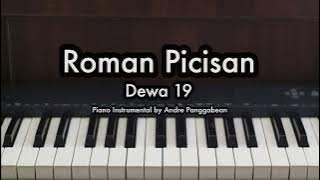 Roman Picisan - Dewa 19 | Piano Karaoke by Andre Panggabean