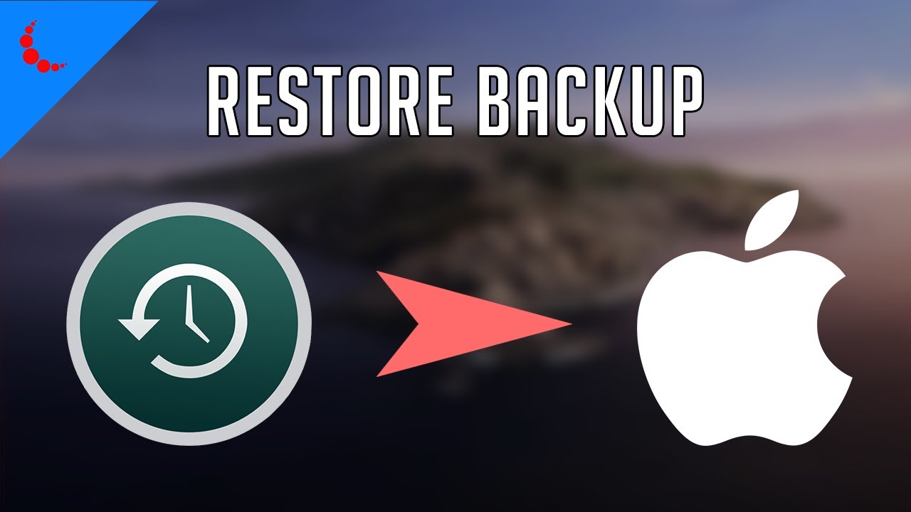 restore mac from time machine backup