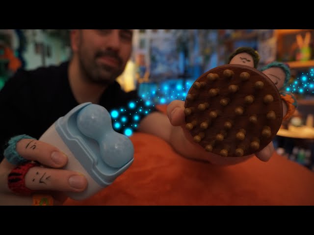 ASMR for people OBSESSED with Scalp Massage before sleep [Layered Sounds & Bed POV]