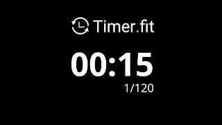 15 Second Interval Timer with 5 Seconds Rest