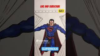 SUPERMAN SKETCH / DC COMICS / GCI STUDIO ORIGINAL- Timelapse