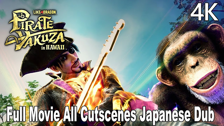 Like a Dragon Pirate Yakuza in Hawaii All Cutscenes Full Movie Japanese Dub 4K