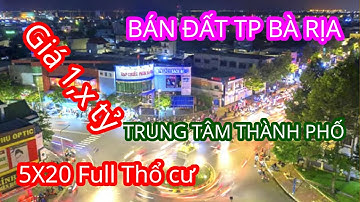Bán đất mặt tiền đường nhựa, vĩa hè phường Long Tâm, Bà Rịa giá 1,5 tỷ - 5x20m - 0798.344.684