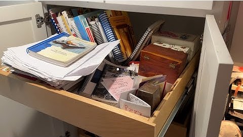 Messy Recipe Drawer