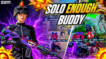 "Clutch King Returns 👑 | 1v4 Wipes in Solo vs Squad🔥 | Solo Enough Buddy For Clutches💀@DysproGamer