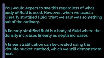 Turbulence in a stratified fluid