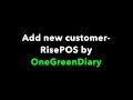 Add new customer Rise Android POS