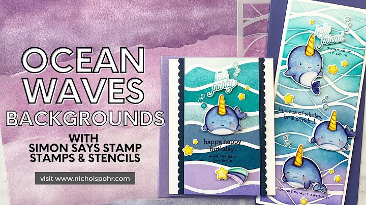 Ocean Waves Backgrounds (Simon Says Stamp)