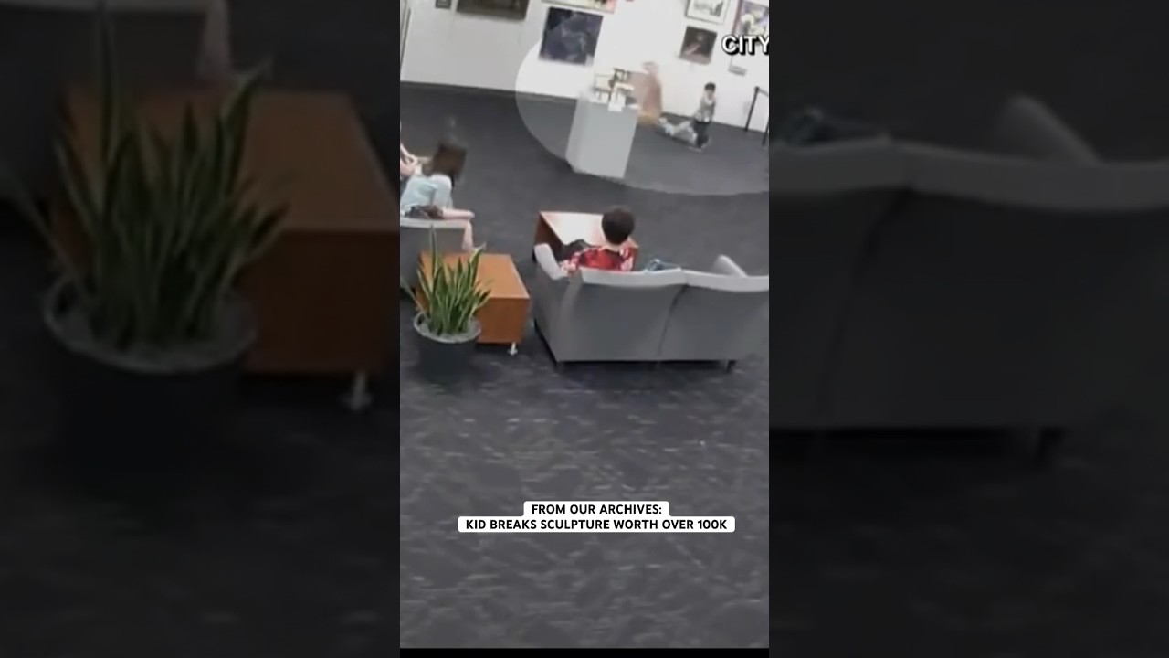 Uh oh! Kid breaks sculpture worth over $100,000 