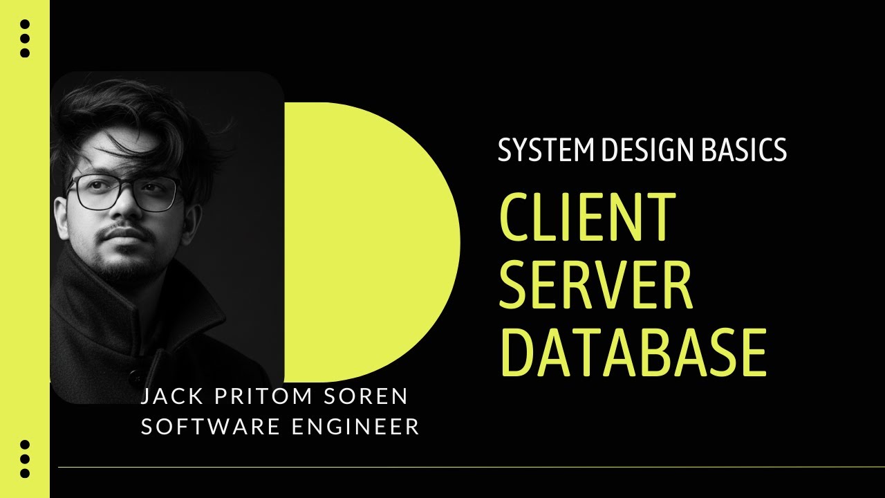 System Design Basics in Bangla | Client–Server Model + Database ...