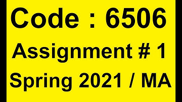 AIOU Solved Assignment No 1 Code 6506 spring 2021 | Baloch Academy