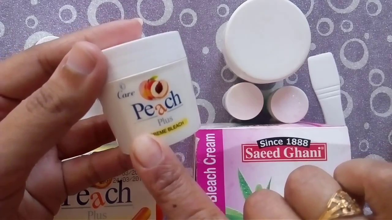 Cream bleach review and comparison, Saeed Ghani herbal bleach and Care