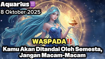 Aquarius♒️ WASPADA‼️Kamu Akan Ditandai Semesta, Jangan Macam-Macam Oktober 2025 - Planet Zodiak