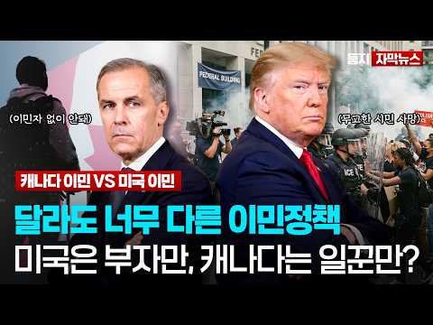 2026년 이민 정책, 미국은 막고 캐나다는 고른다 | 달라도 너무 다른 두 나라