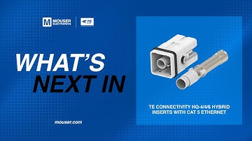 Hybrid Data/Power Inserts for Robotics: What’s Next In… | Mouser Electronics