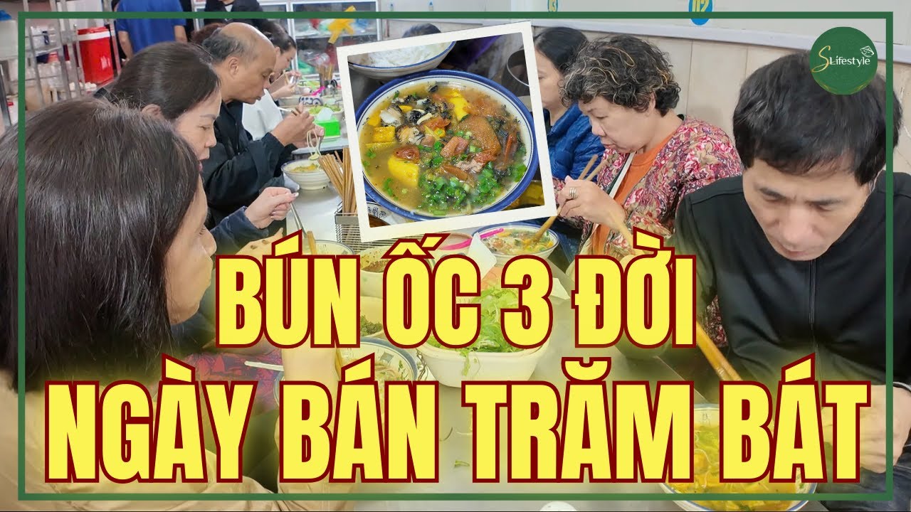 BÚN ỐC NỨC TIẾNG NGÕ CHỢ ĐỒNG XUÂN: BÍ QUYẾT NGÀY BÁN TRĂM BÁT KHÁCH VẪN ĐỢI? | S LIFESTYLE