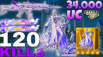 34.000UC😱FOR NEW OUTFIT+SCAR-L max(LEVEL(7)🔥GAMEPLAY PUBG WITH THE OUTFIT SET