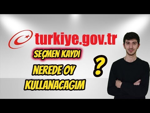 Nerede Oy Kullanacağım - YSK Seçmen Kaydı Sorgulama (Yurt İçi - Yurt Dışı)