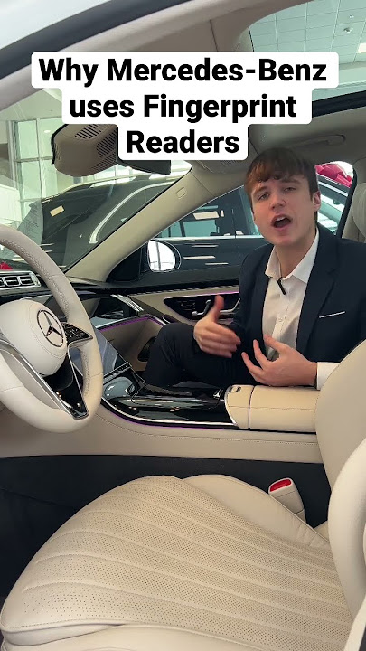 This is how the fingerprint reader in a Mercedes-Benz works!