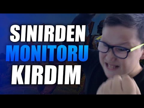 KIZAN REİS SİNİRDEN MONİTÖRÜ KIRDI !! - PUBG Mobile