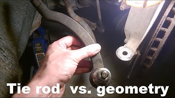Tie rod replacement without doing the geometry/alignment trick