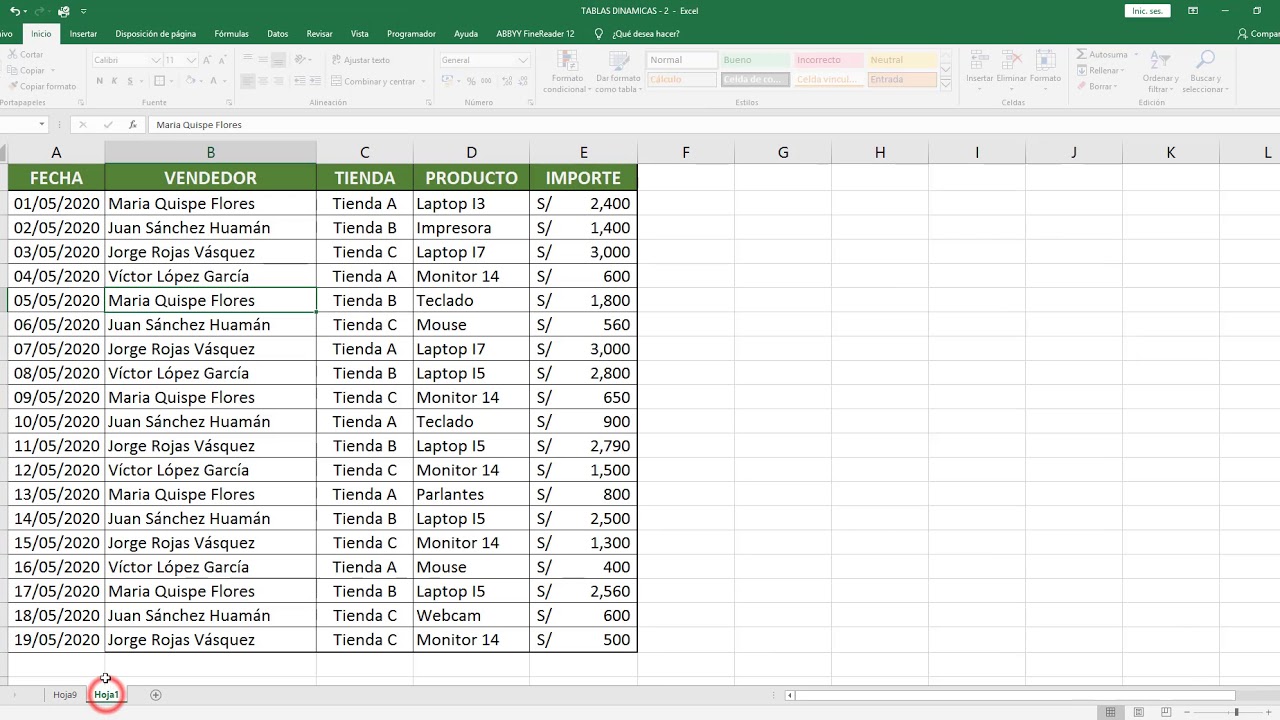 Tablas DinÁmicas En Excel Parte Ii Youtube