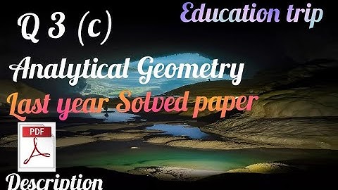 Find the Equation of Conic Whose Vertex is (p,q,r) and Guiding Curve is y^2=4ax, z=0, Geometry B.sc.