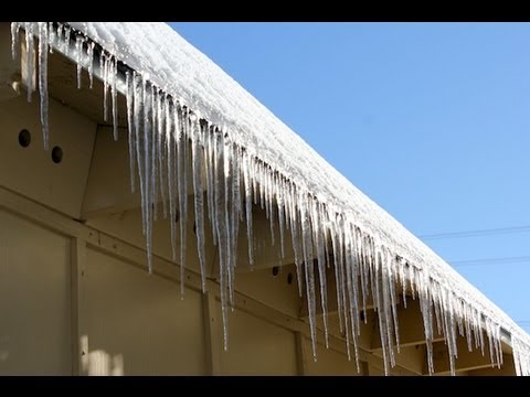 How To Safely Remove Icicles From Gutters - Youtube