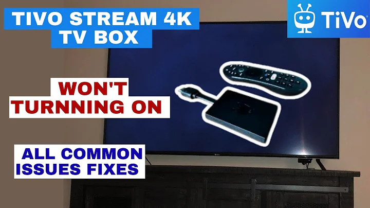 How to fix Tivo Stream 4K that won’t turn on, Keeps Rebooting | All issues solved in this method