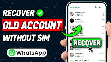 How To Recover Old WhatsApp Account Without Sim (2025) (New Method)