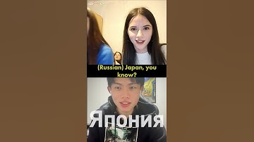 When a Japanese meets a Russian...😂 #shorts