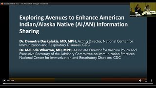 27th Bi-Annual CDC/ATSDR Tribal Advisory Committee Meeting, Day 2 Part 3