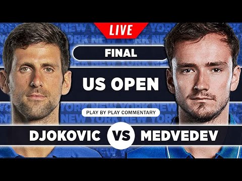 DJOKOVIC vs MEDVEDEV • US Open 2023 Final • LIVE Tennis Play-by-Play Stream