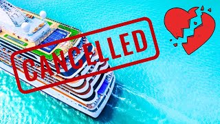 Cruise NEWS. CRUISES GET CANCELLED. Now what? #cruise #cruisenews