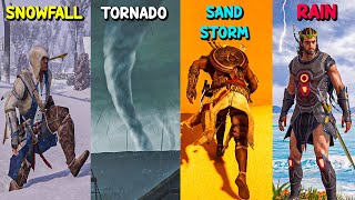 Evolution Of Weather Systems In Assassins Creed Games 2007-2023