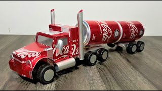 hacer camion de latas de cocacola - tractomula de latas recicladas camion de latas de aluminio