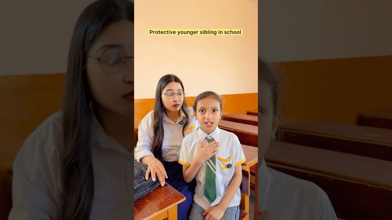 Two types of sister in school 😂 #shorts #viral #explorepage #relatable