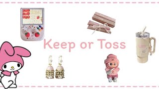 Keep or Toss pink edition 🌸 pt 2 | keep or Toss 
