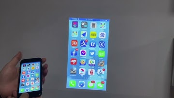 BYINTEK P20, how to operate iphone wireless display to P20 projector?