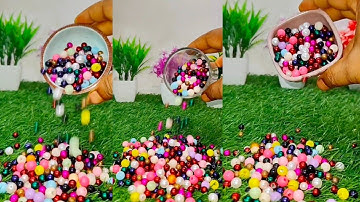 Satisfying Reverse Breads ASMR || Colouring Balls Reverse Video @isabadboy3348 