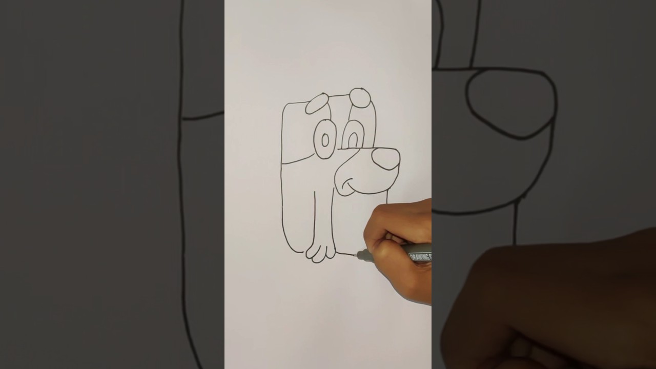 Bluey Drawing Challenge 💙