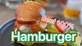 【Homemade Hamburger recipe 】手作りハンバーガー！！ビーフ100% / Hamburger Maison 